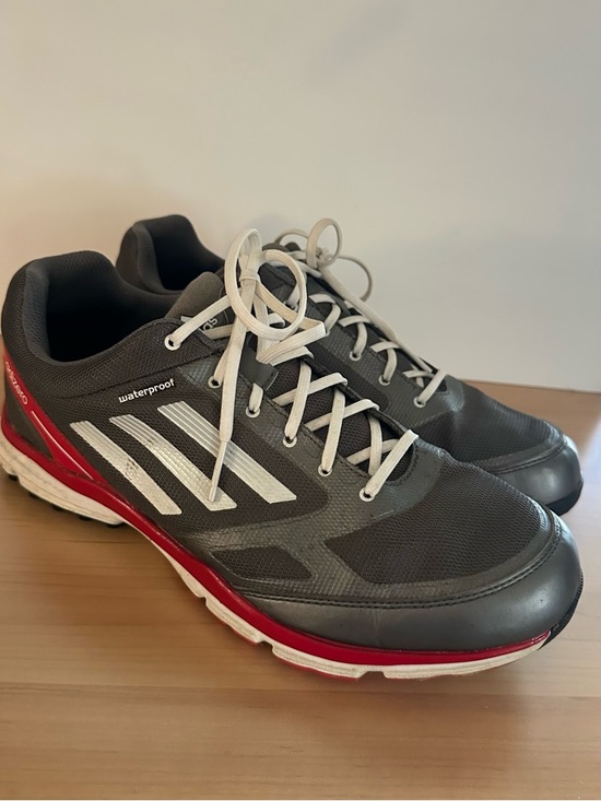 adidas Other - Adidas Adizero Gray Red Cleats | Men’s 11.5